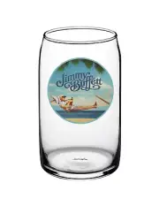 Jimmy Buffett - Rock - 16oz Pint Beer Can Glass Pub Barware Glassware Seltzer