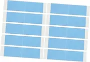 Generic 10pcs Wig Patch Double Sided Tape 2 Sided Tape Clear Duct Tape Transparent Stickers Waterproof Tape Waterproof Stickers Hair Ribbons Wig Tape Lace Makeup for Wigs Pu Sky-Blue