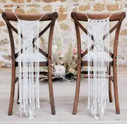 Ginger Ray: Macrame Wedding Chair Decorations