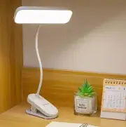Dimmable LED Clamp Desk Lamp, Touch Control Clip-On Light Adjustable