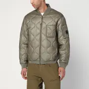 [C.P. Company] Rock grey zip-up bomber jacket M Grey
