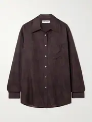 [Our Legacy] Our Legacy - Polka-dot Cotton And Silk-blend Shirt - Brown - EU 32 EU 32 Brown