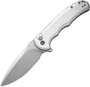 NEW Civivi Praxis Button Lock Silver Folding Knives