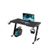 EKKIO RGB Gaming Desk Z Shape Black 100cm