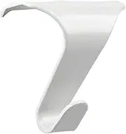 Taskar Large White Picture Rail Hooks for Hanging Pictures Pack of 4