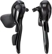 microSHIFT R9 Drop Bar Brake/Shift Lever Set - 2 x 9-Speed, Shimano Compatible,