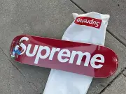 Supreme Smurfs Skateboard Deck Red Box Logo New Sealed FW20