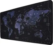 Large Mouse Pad Non-Slip Rubber Mice Pads Stitched Edges 35x15