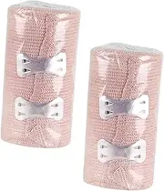 2Pcs Elastic Body Wrap Support for Arm and Leg Durable Compression Bandages Breathable and Safe for Injury and Muscle Support
