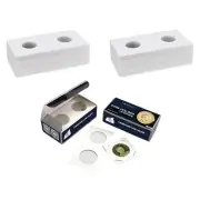 VIDAYA Coin Holders for Collectors, Quarter Coin Collection Supplies Cardboar...