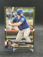 PETE ALONSO ⚾️ 2018 Bowman Paper Camo #BP137 | New York Mets