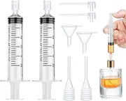 Segbeauty Perfume Refill Tool Kit, Includes 2 PCS Perfume Syringe 5ml, Plastic Funnels, Refill Pump and Droppers, Portable and Reusable