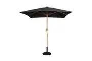 Bolero Square Pulley Umbrella Black - 2.5m
