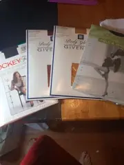 Lot Vintage 2 Givenchy Body Gleamers Pantyhose Size a jockey/capers Control Top