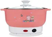 Electric Cooking Pot Multifunctional Electric Cooker Mini Heating pan Stainless Steel Hotpot Noodles Rice Steamer Steamed Eggs Soup Pot 2L