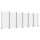 Foldable 6-Panel Room Divider Partition Screen for Living Room 520x180cm Cream