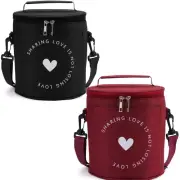 2PCS Camping Insulated Tote Handbag Food Storage Lunch Box Picnic Bags
