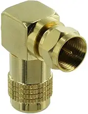 Right Angle F-Type Terminal Plug End for Antenna Aerial Cable