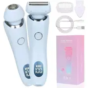 Electric Shaver for Women Bikini Trimmer Wet Dry Use 2 in 1 Silk Glide Epilator