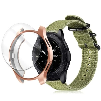 High Definition Screen Protector +Case Cover F Samsung Gear S3 Classic SM-R775A