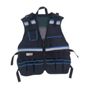Electrician Tool Vest Tool Multi Pocket for Workshops Carpentry Camping Gear
