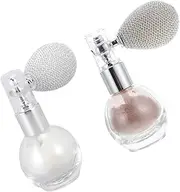 Minkissy Highlight Powder Bottle Glitter Spray Makeup Powder Spray Tool for Body