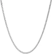 [Dimore] 3.5/5mm Cuban Link Chain for Men,Mens Necklaces Silver Cuban Link Chain for Men, Chains Stainless Steel Necklace for Men and Boys, Mens Chain 18/20/22/24/26 Inches