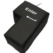 Anti-Stress Big Enter Key Pillow Button Usb Connection Huge Enter Stress Relief