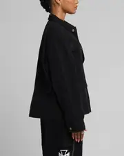 [LOITER] Loiter Combat Utility Jacket Washed Black - Size L L Washed Black