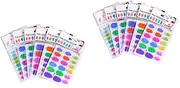 Healvian 2sets Non-woven Nail Silk Extension Clear Fiberglass Wraps for Custom Nail Extensions Easy to Use for Diy Salons for Art Learners