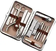 Manicure Set,Nail kit Manicure Set,Nail Care kit, Nail Clipper Set, Stainless Steel, 15 Piece Manicure and Manicure, Complete Set of Nail Clippers and Clippers