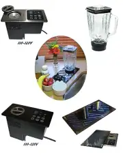 In Counter Blender Drop-in Motor Runs 6 cup glass blender + 4 more appliances