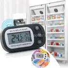 Thermometer & Hook Refrigerator Freezer Digital Temperature Monitor LCD Display