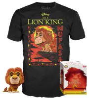 Funko Pop! Tees #495 The Lion King Mufasa POP Box Set Import Large