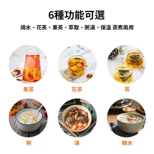 煮茶器 快煮壺 蒸汽煮茶器 黑茶壺 辦公室熱水壺 保溫茶壺 玻璃花茶壺 養生壺 家用煎藥壺 養生壺 (7.7折)