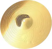 SECFOU Drum Set Cymbal Crash Cymbal for Percussion Lightweight with Smooth Surface User Friendly Design for Easy Installation and Sound