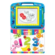 Learn To Count Learning Series Kids/Children Magnetic Drawing Pad w/ Book 3+