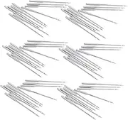 TEMPNAP 60pcs Steel Thread Needles Sewing Machine Needles for Thread Threading Tool