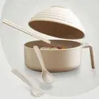 Bowl Spoon Fork Student Lunch Box Soup Bowl Instant Noodle Cup Bowl Bento Box