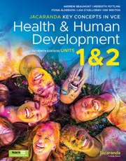 Jacaranda Key Concepts in VCE Health and Human Development VCE Units 1&2, learnON & Print