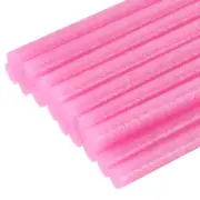 Mini Hot Glue Gun Sticks 8" x 0.43" for Glue Guns Glitter Pink 16pcs