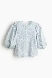 Linen Blend Blouse