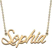 [HUAN XUN] Personalized Jewelry Custom Initial Pendant Custom Name Necklaces for Women Girls