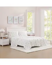 Poppy & Fritz 200 Thread Count Tweet Tweet Birds Cotton Percale Sheet Set
