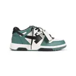 [Off White] Off White-Green Leather Out-Of-Office Sneakers-Uomo 42 IT