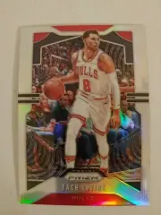 2019-20 PANINI PRIZM NBA ZACH LAVINE #61 SILVER REFRACTOR SP BULLS