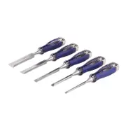 IRWIN Marples High Impact Chisel Set With Strike Cap - 5 Pack