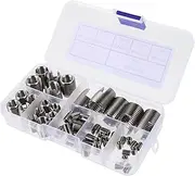 HOLIDYOYO Thread Inserts Set Self Tapping Thread Repair Kit Stainless Steel Inserts