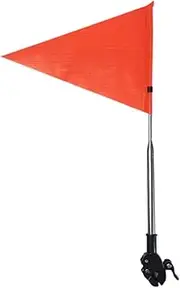 Bike Flags with Pole for Safety | Safety Flags for Bikes | Golf Cart Accessories for Kids Scooter Wheelchair Outdoor