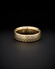 14K Italian Gold Comfort Fit Ring